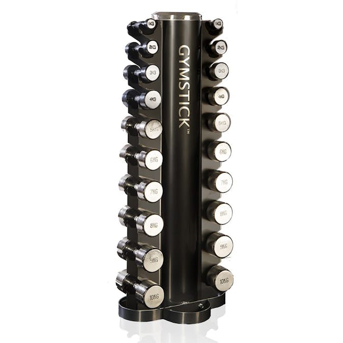 Ställ Gymstick Tower Rack med Hantlar